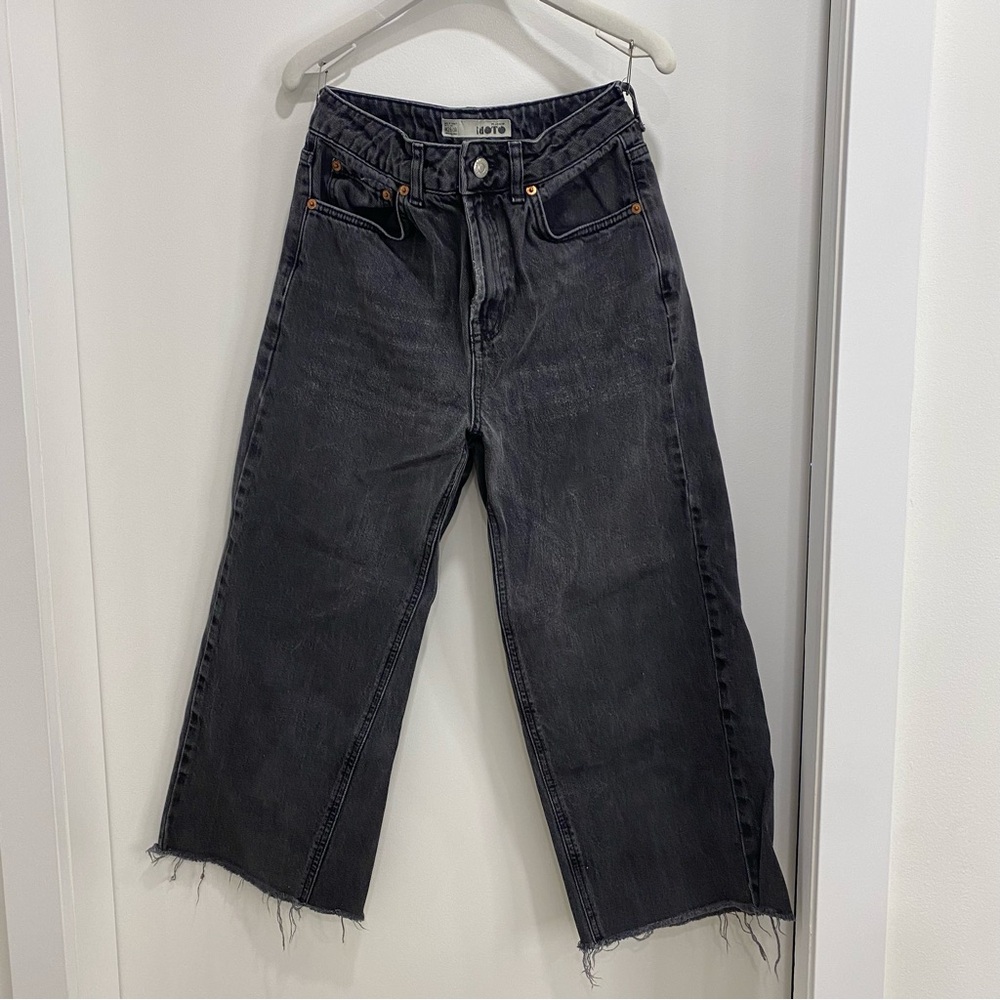 Cropped wide leg Top Shop jeans